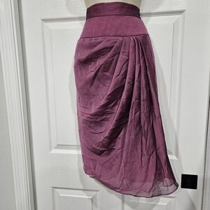 Tularosa  Skirt in a wine pink color